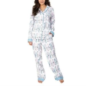 MUNKI MUNKI Skis Flannel Pajama Set